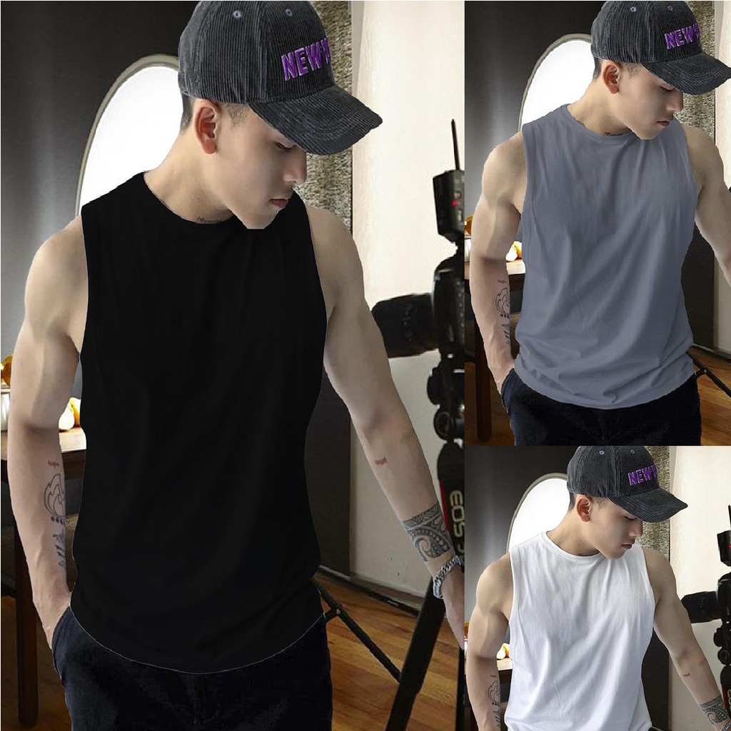 Áo ba lỗ Nam | Áo thun nam vải cotton | Áo 3 lỗ tập gym thoáng mát hút mồ hôi đủ size từ 45kg đến 90kg (Ltk)