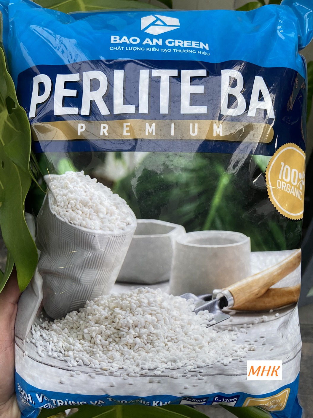 Perlite ba túi đóng sẵn 10l ! túi đóng sẵn tiện dụng , ít bụi , ít vụn !
