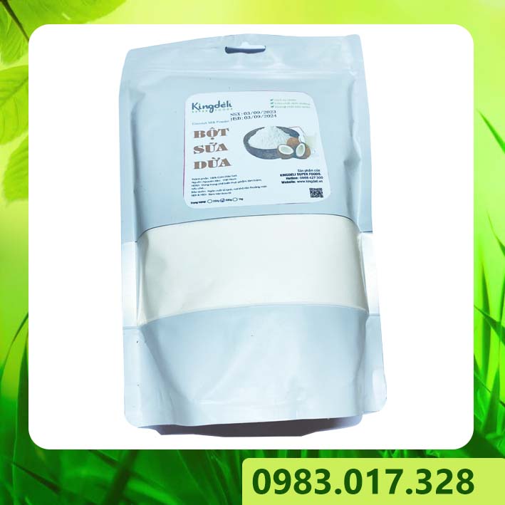 Bột sữa dừa nguyên chất ( bột cốt dừa ) độ béo > 60% ( 150gr , 500gr, 1kg)
