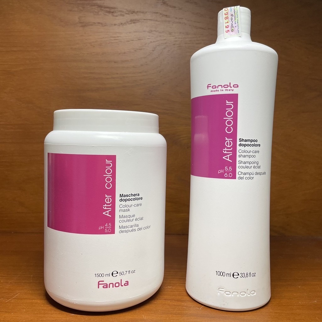Dầu gội và hấp giữ màu tóc nhuộm Fanola Nutri Care After Colour 1000ml/1500ml
