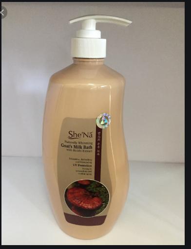 [ Free ship] Sữa Tắm Cao Cấp SheNa Tinh Chất Linh Chi - 1200ml Malaysia