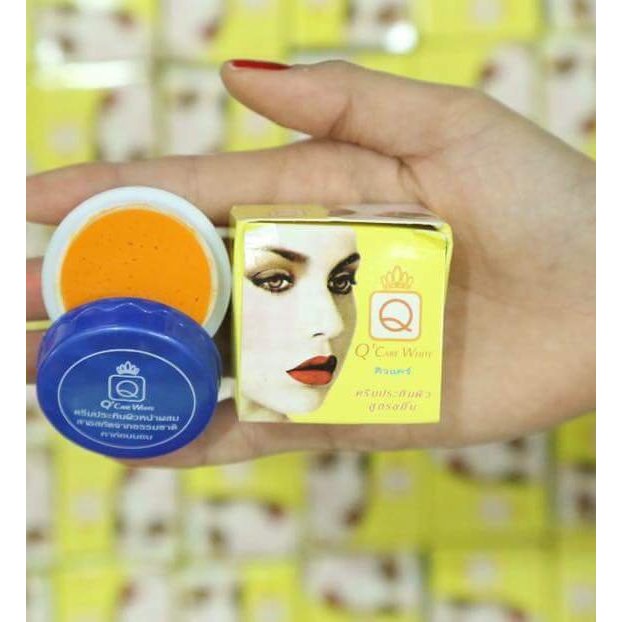 Siêu Rẻ  Kem Nghệ Giảm Mụn Q Care White Thái Lan