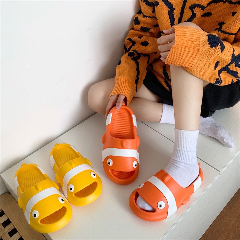 Dép Quai Ngang Nam, Nữ, Unisex Thời Trang, Dép Cá Nemo Kiểu Dáng Đáng Yêu, Siêu Dễ Thương