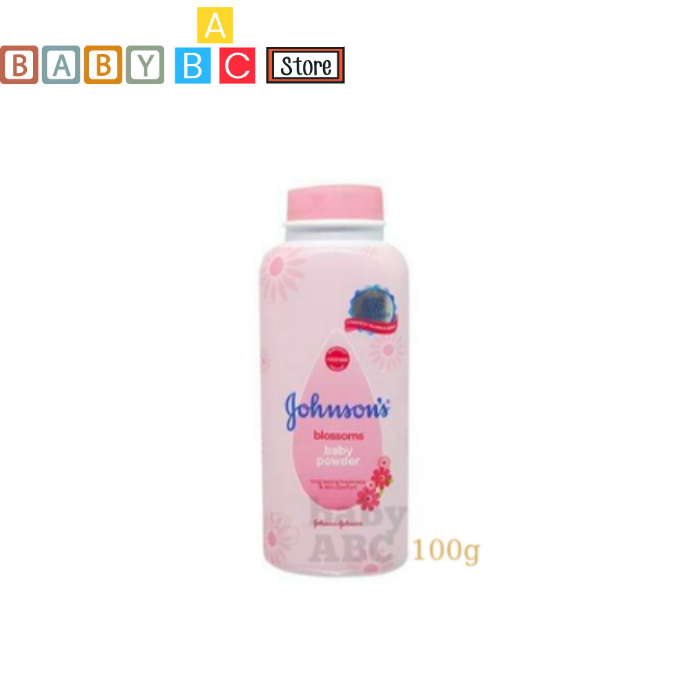 Phấn thơm em bé johnsons baby màu hồng 100g Thái Lan
