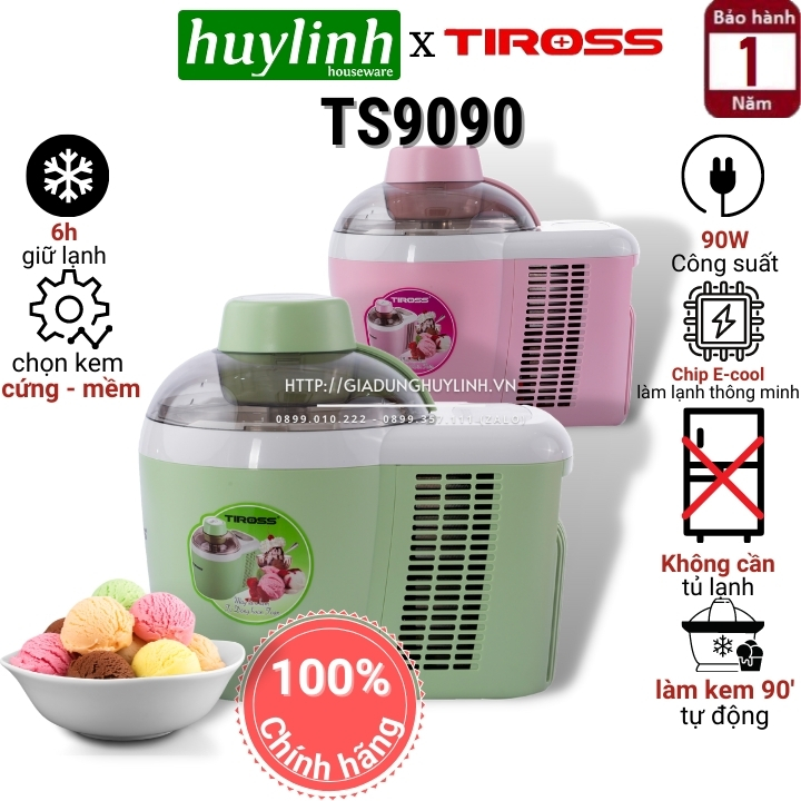 Máy làm kem tiross ts9090
