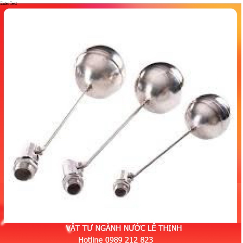Van phao cơ inox bóng có cát phi 1/2-3/4
