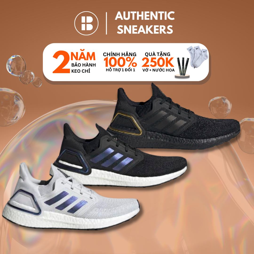 Giày ultra boost 20 "black gold" eg0754 "white galaxy" eg0692 - hàng chính hãng - the bang sneakers