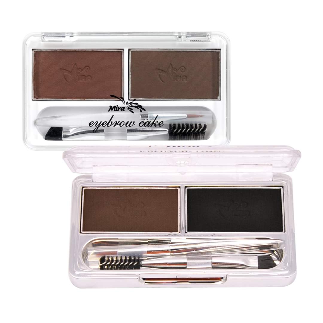 Bột mày 2 ô Mira Eyebrow Powder