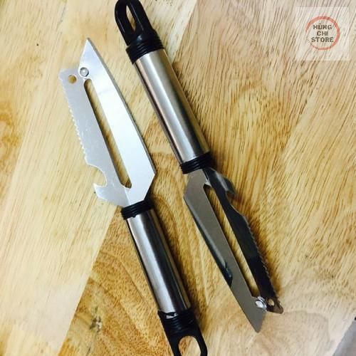 💚 con dao gọt củ quả inox 2 lưỡi đa năng