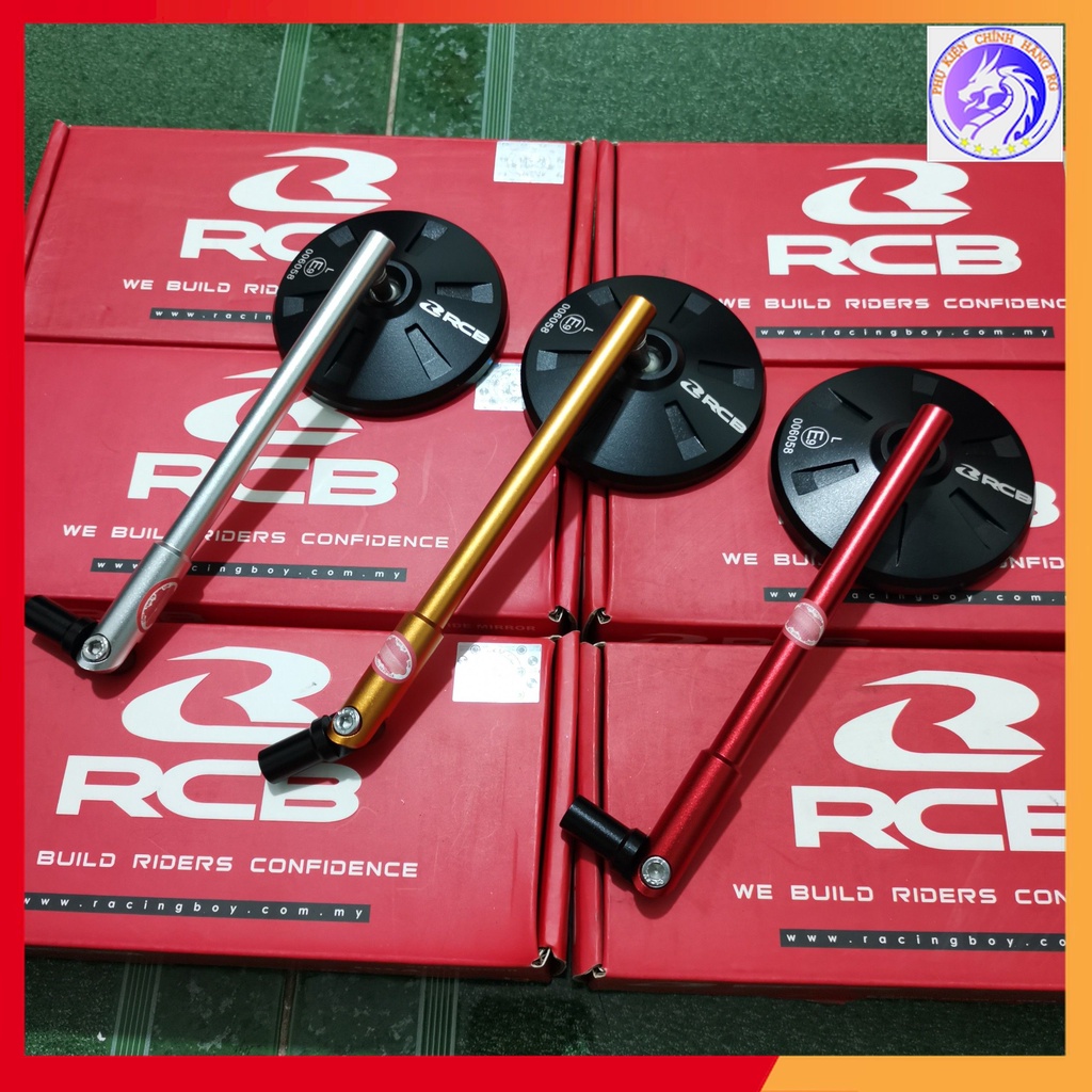 Kính Chiếu Hậu Tròn RCB S6 Gắn Cho Nhiều Dòng Xe Máy Full Hộp Cực Chất - Hàng Chính Hãng