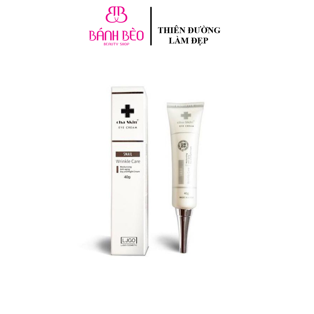 Kem mắt LJGO Snail Wrinkle Care Cha Skin Eye Cream