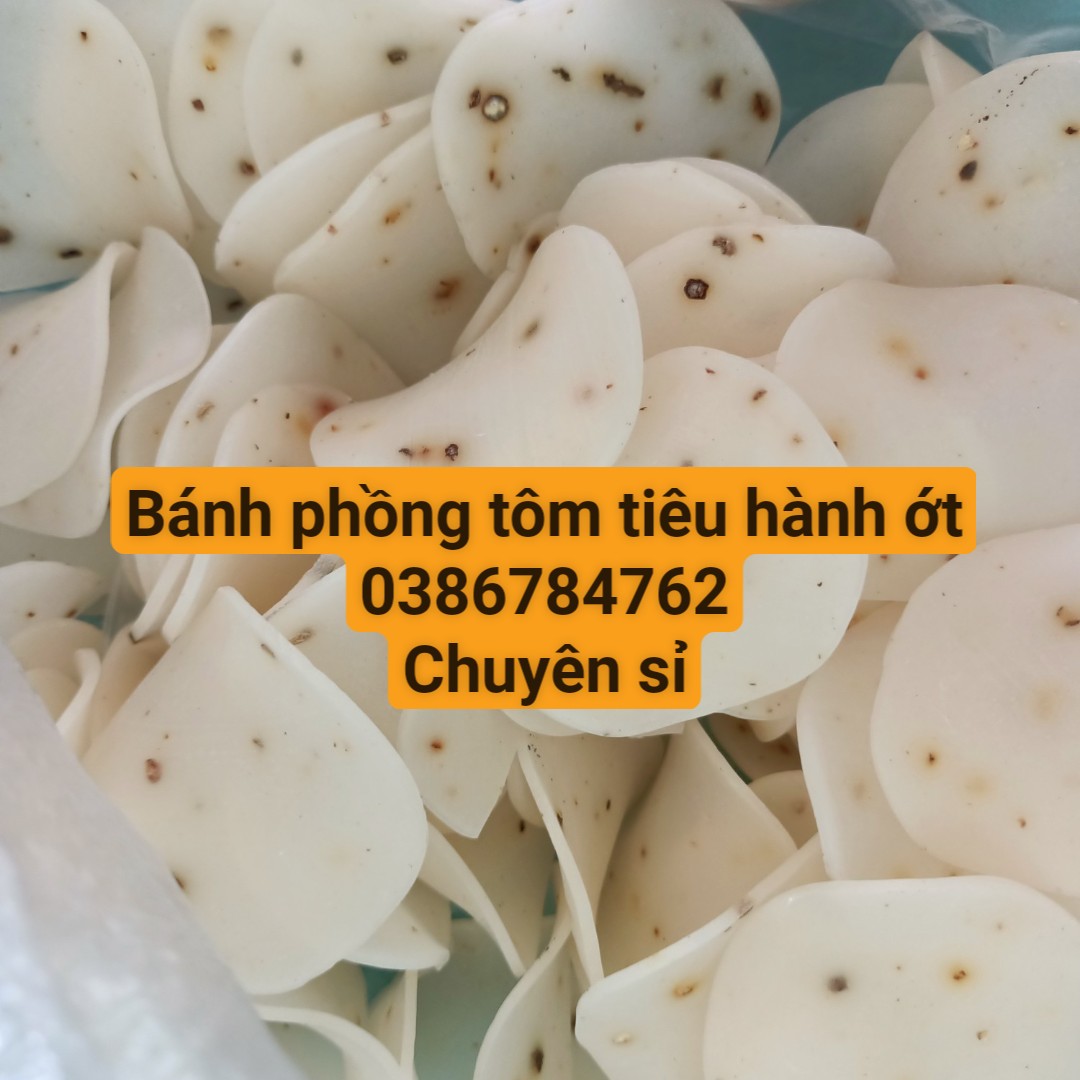 Bánh phồng tôm tiêu trắng 1kg