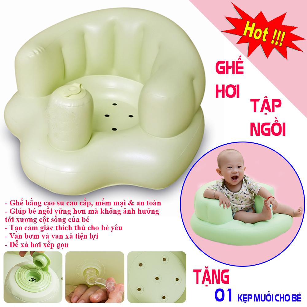 Ghế Phao Tập Ngồi, Ghế Hơi Tập Ngồi Cho Bé (Loại Dày) - Mềm Mại - An Toàn, Giúp Nâng Cơ Lưng & Tránh Tổn Thương Hệ Xương Sống Còn Non Yếu Của Trẻ. MS 54