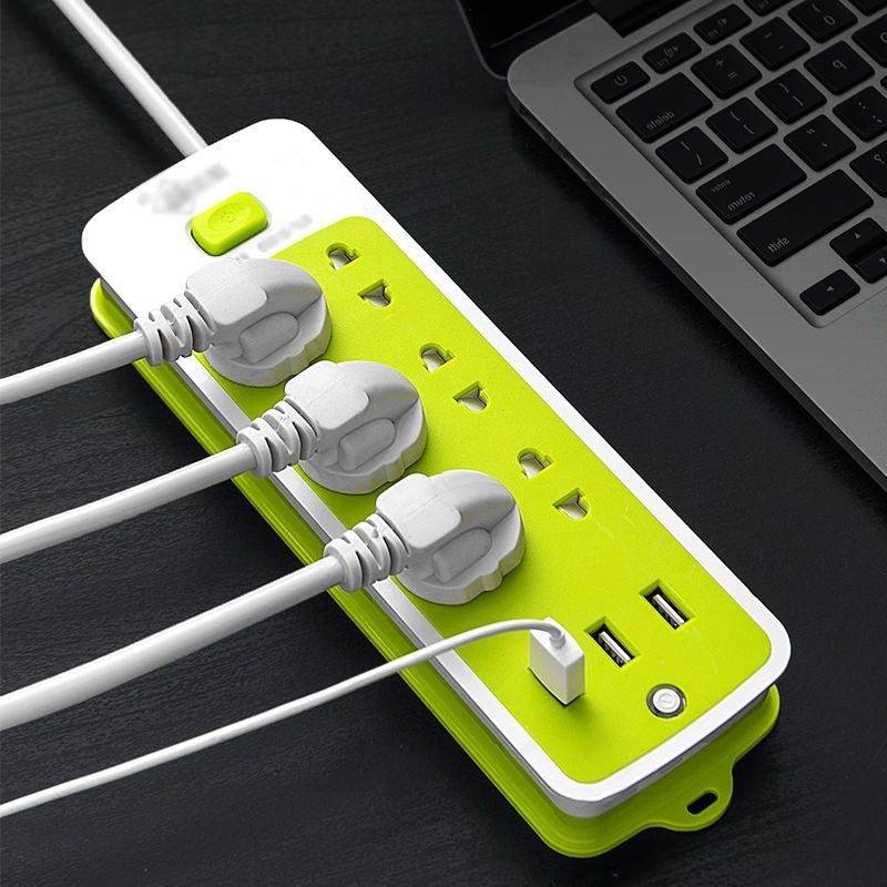 Ổ cắm điện đa năng chống giật với 3 cổng USB, ổ điện nhiều phích cắm, ổ điện chống giật, đồ dùng tiện lợi, phụ kiện gia đình - Taphoatoanquoc