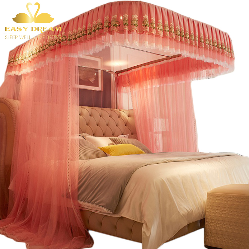 [HCM]Mùng ngủ (màn khung )  không phải khoan tường đẹp  EASY DREAM khung inox không gỉ / chất vải tuyn lưới mắt nhỏ chống côn trùng  Mosquito Net