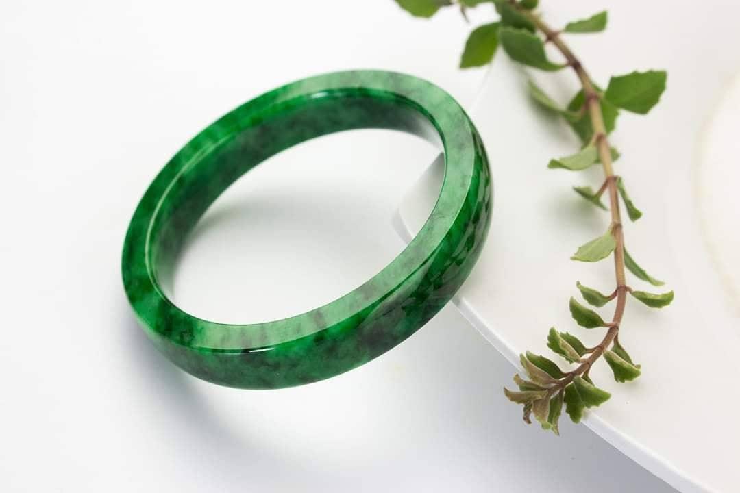 [HCM]Xưởng Sản xuất đá quý Tự Nhiên G.F.H - Vòng Ngọc sơn thủy tự nhiên cao cấp - ( đủ size) - bản dày 10mm