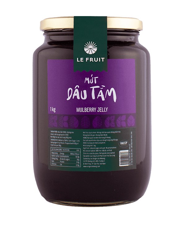 Mứt dâu tằm từ trái cây tươi le fruit 1000gr