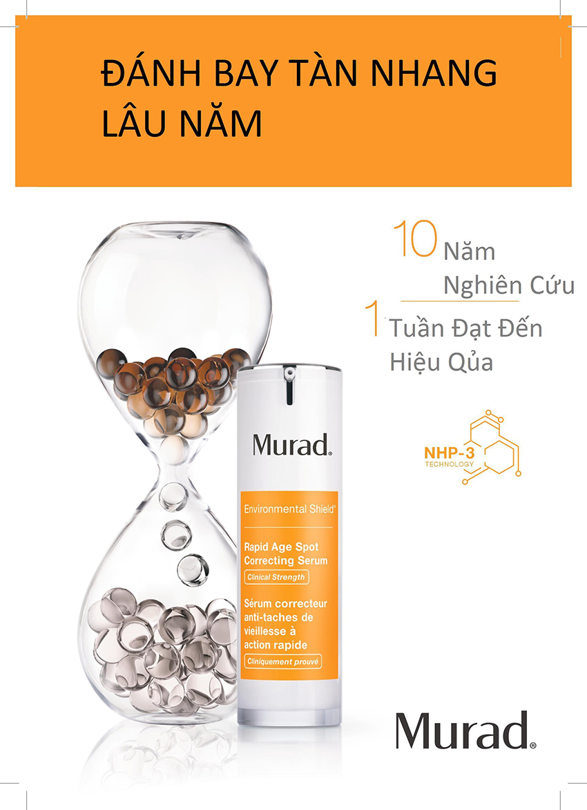 [MUA 1 TẶNG 3 MURAD] Set giảm nám và đốm nâu 7 ngày Rapid Age Spot Correcting Serum