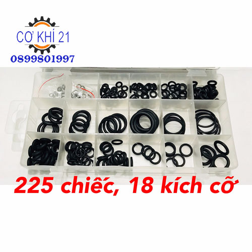 Bộ gioăng cao su tổng hợp 225 chi tiết