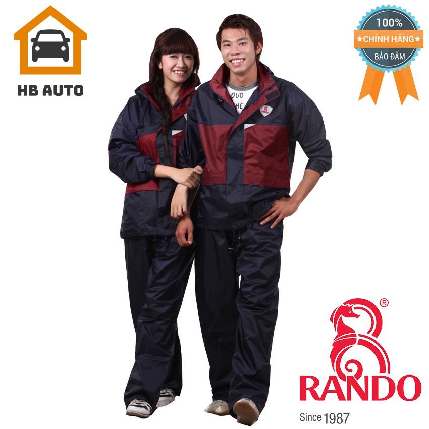Áo mưa bộ Rando 2 công dụng RB8 ASNM-88 chất liệu Nylon/PVC cao cấp nhẹ nhàng ấm áp tiện dụng