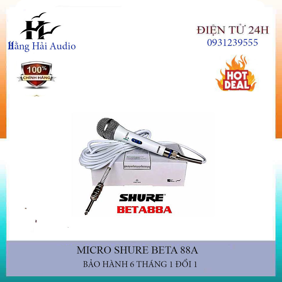 Micro dây shure beta 88a