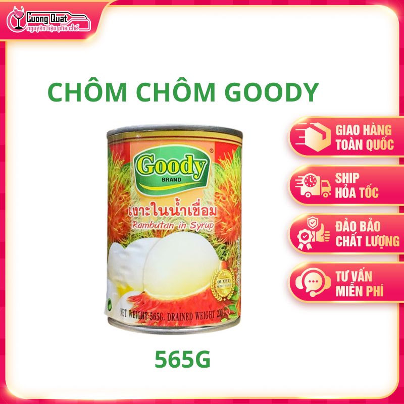 Chôm Chôm Ngâm Nước Đường Goody 565g