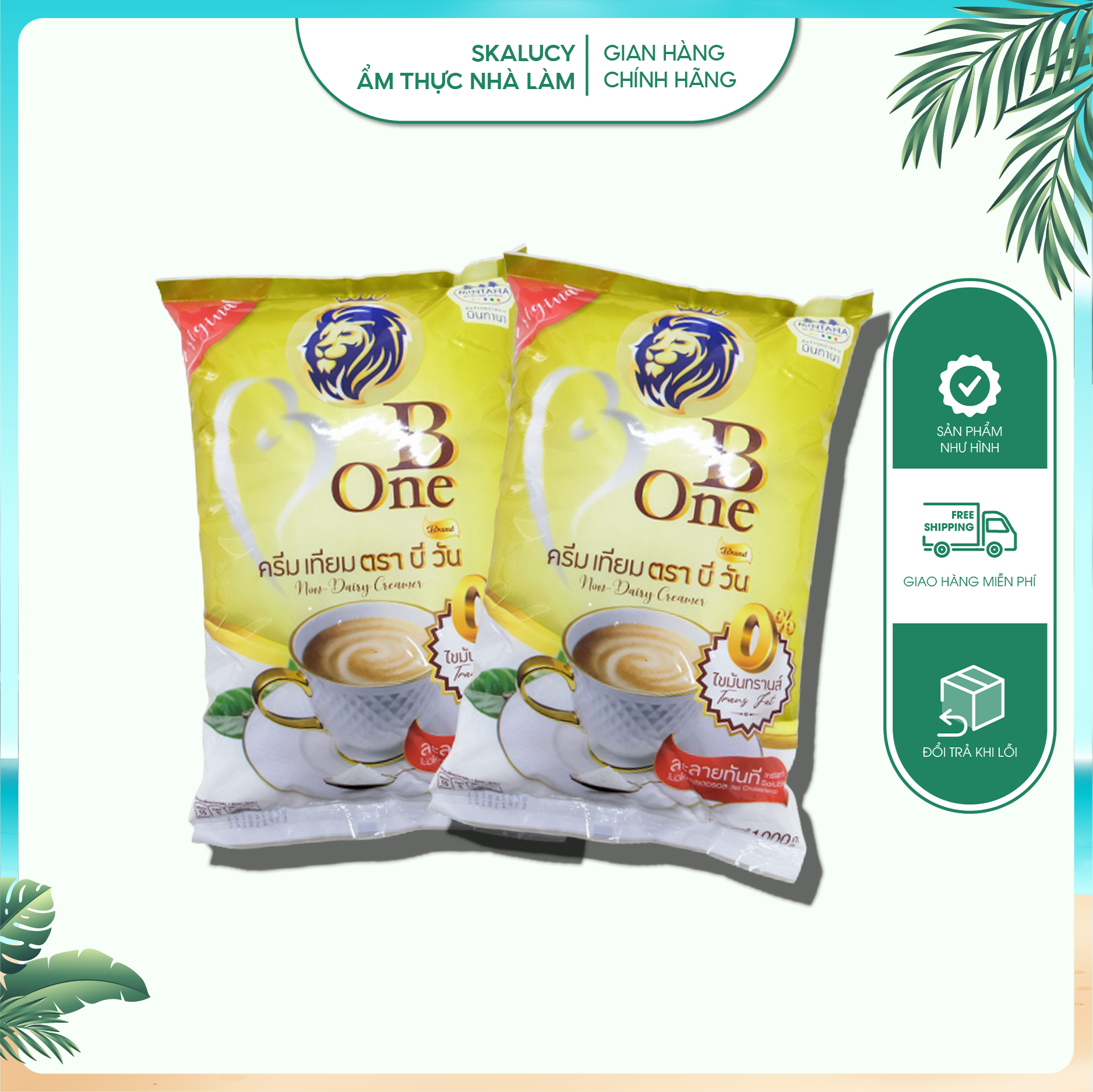Bột sữa b-one béo ngậy bột kem béo nguyên liệu pha trà sữa gói 1kg