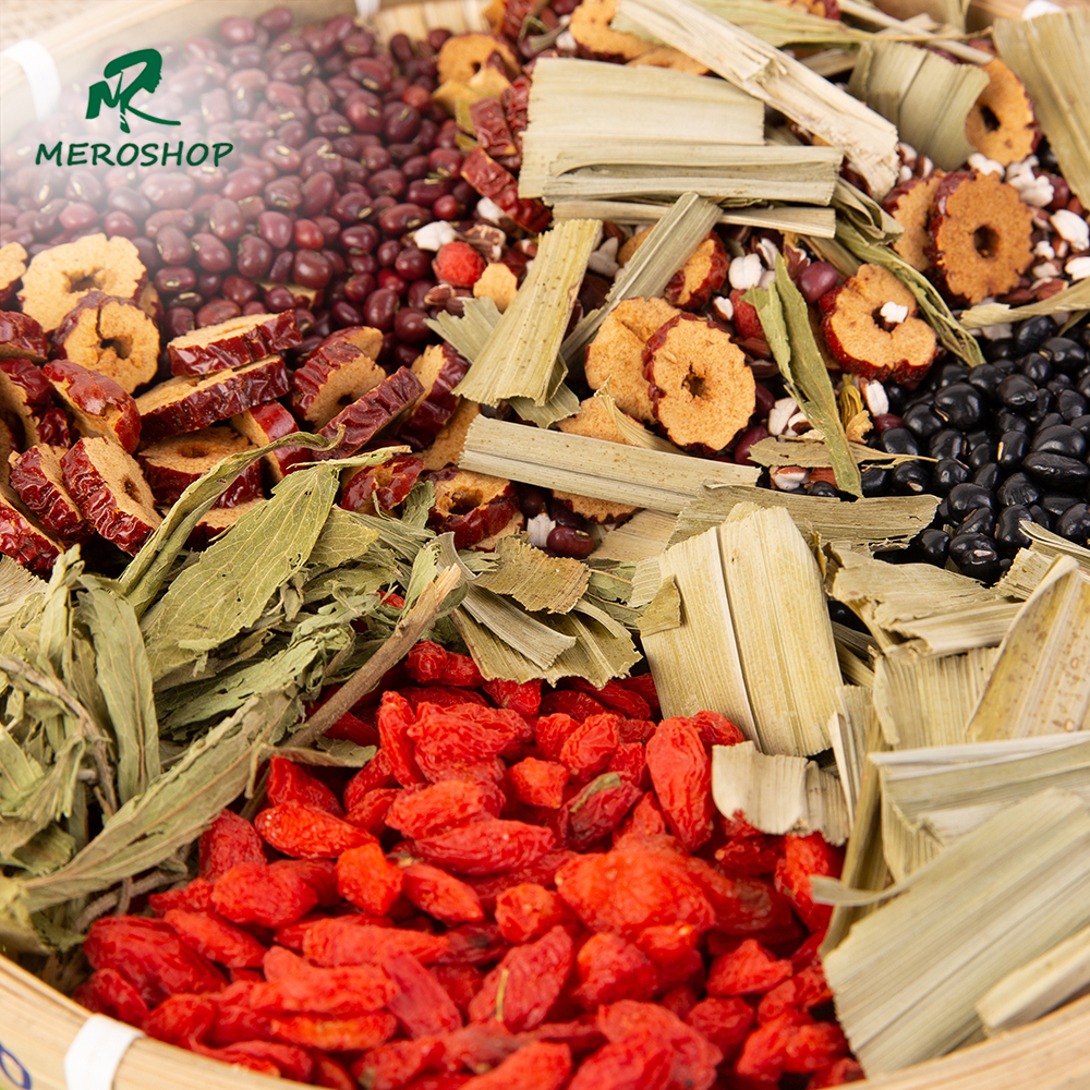 500gram trà thảo mộc đậu đen, gạo lứt giúp mát gan