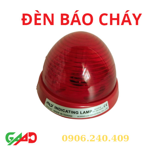 Pccc đèn báo cháy horing 24vdc, đèn báo động, đèn đỏ