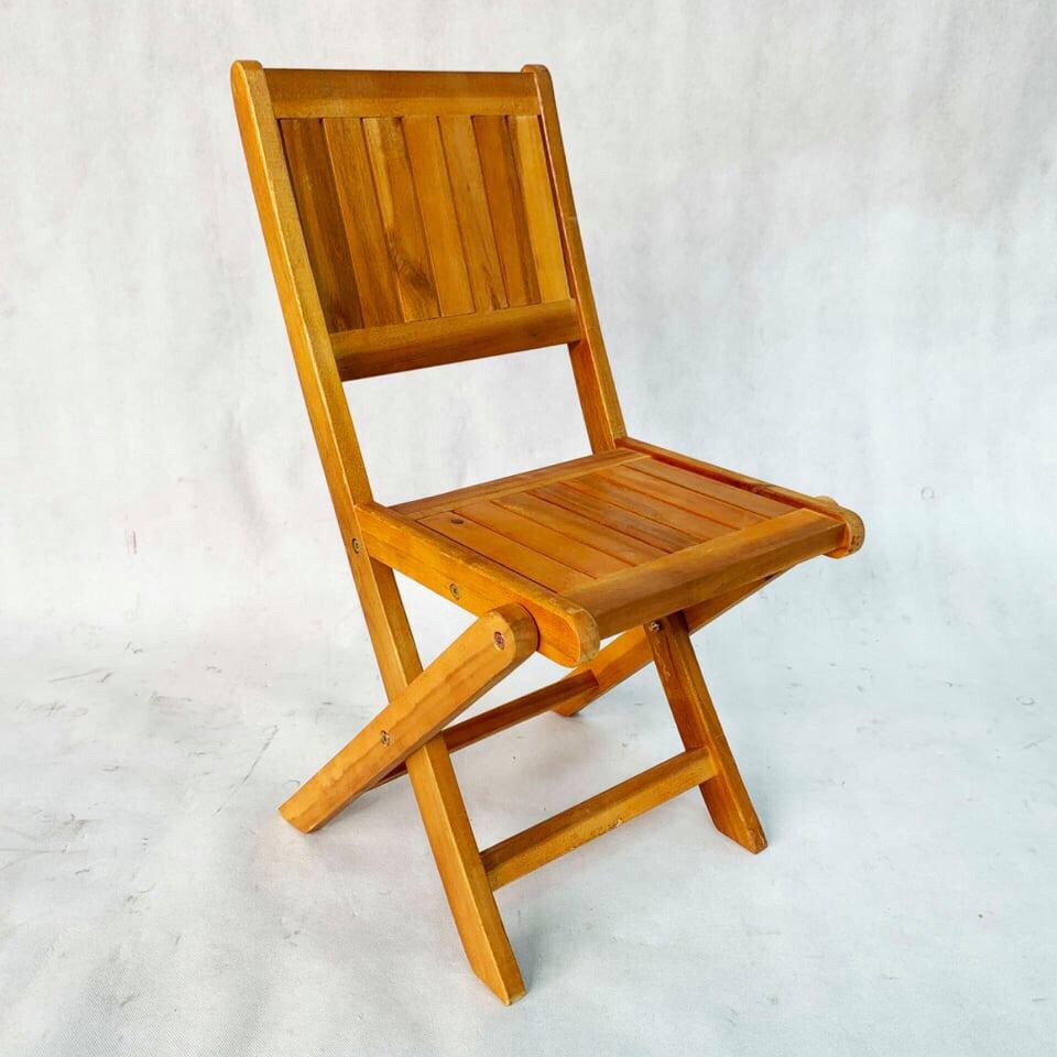 Ghế gỗ gấp - Ghế gỗ ban công, quán cafe, trà sữa, trà chanh, đồ ăn vặt, ăn nhanh!