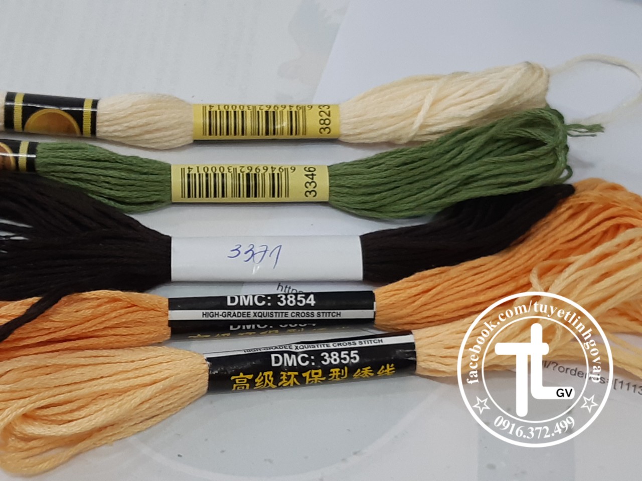 [HCM]Chỉ thêu tranh chữ thập  20k / 2 tép