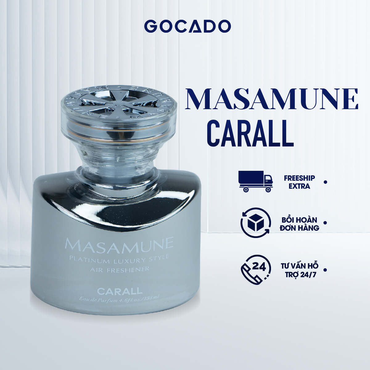 Nước hoa ô tô cao cấp gocado - masumune carall