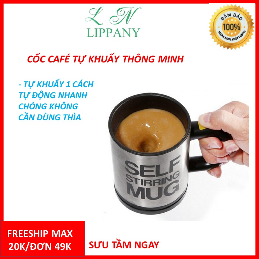 Cốc tự khuấy thông minh - Cốc tự pha cafe tiện dụng