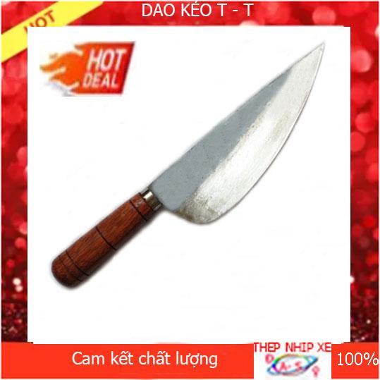 Dụng cụ nhà bếp - Dao bầu thái BẰNG NHÍP GIÓ nhọn cán gỗ lim