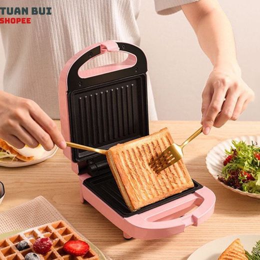Máy kẹp sandwich nướng bánh mỳ đa năng tiện dụng - Bảo hành 12 tháng