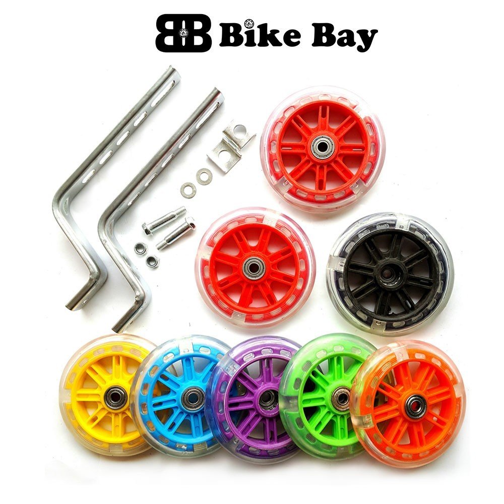 Bánh phụ xe đạp trẻ em, bánh phụ xe đạp đầy đủ phụ kiện full kích thước bp-01