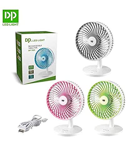 Quạt sạc tích điện dp-7625, quạt sạc để bàn dp 7625, quạt sạc usb chế độ kép 3 tốc độ , quạt sạc điện có led cảm ứng 3 chế độ mát