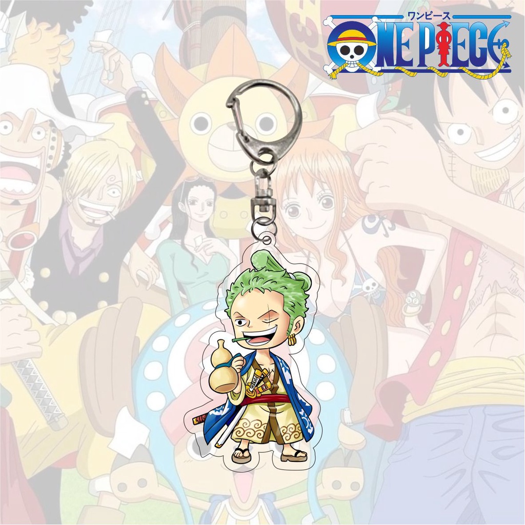 Móc khóa hình nhân vật phim One Piece đáng yêu tùy chọn kiểu dáng ...