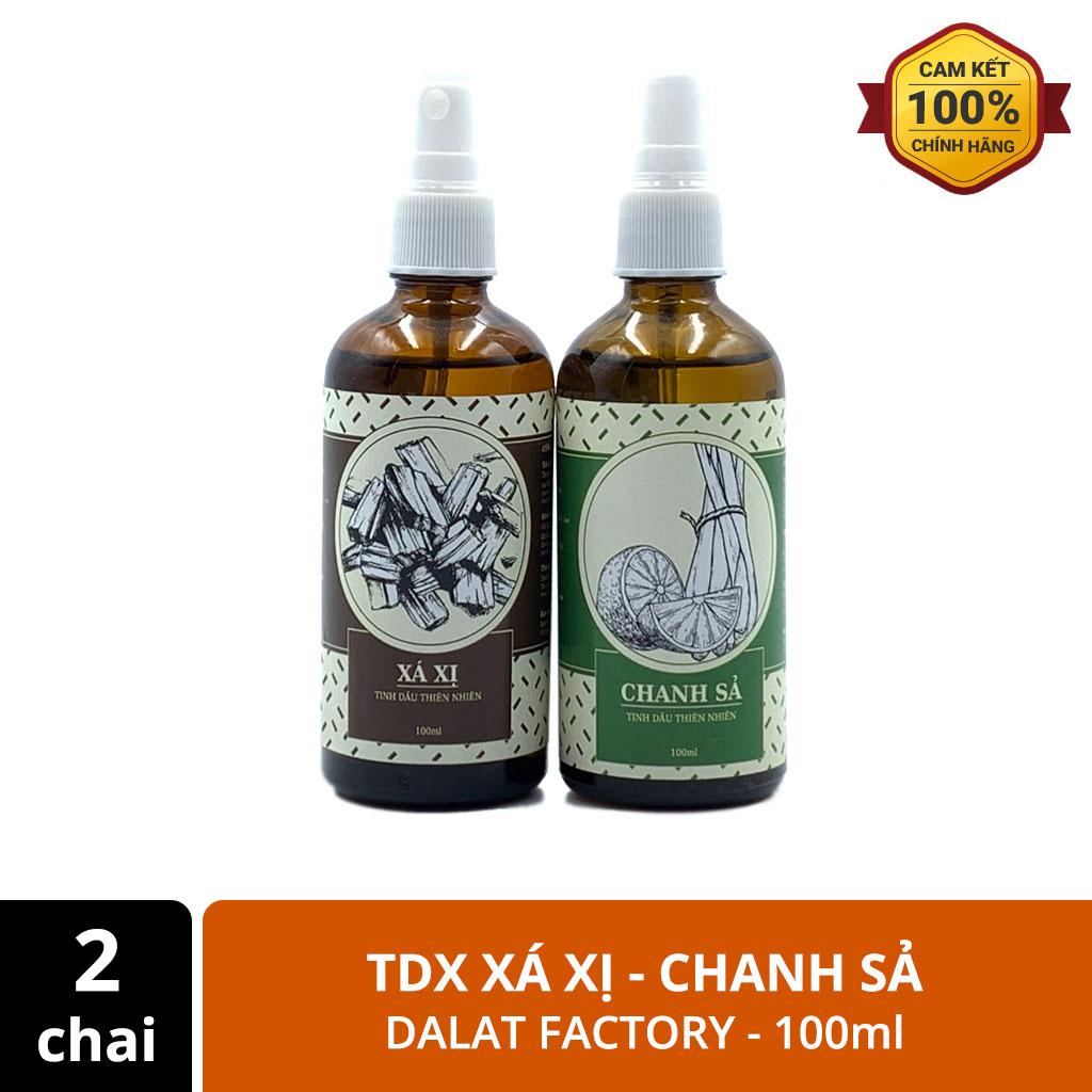 Tinh dầu xịt phòng hương Xá xị ft. Chanh sả - Loại 100ml - Dalat Factory