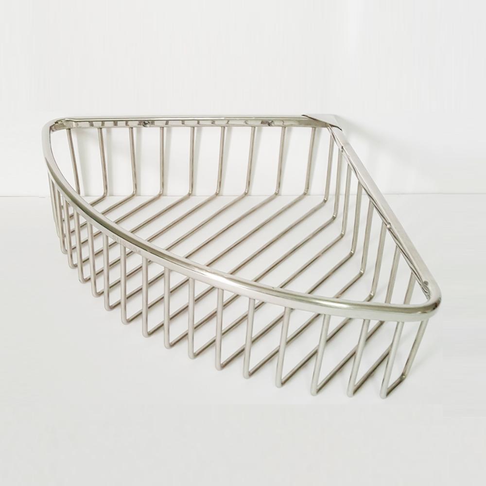 Kệ phòng tắm để xà bông Inox 304 - Kệ để gia vị- Kệ nhà tắm - kệ rổ góc tam giác