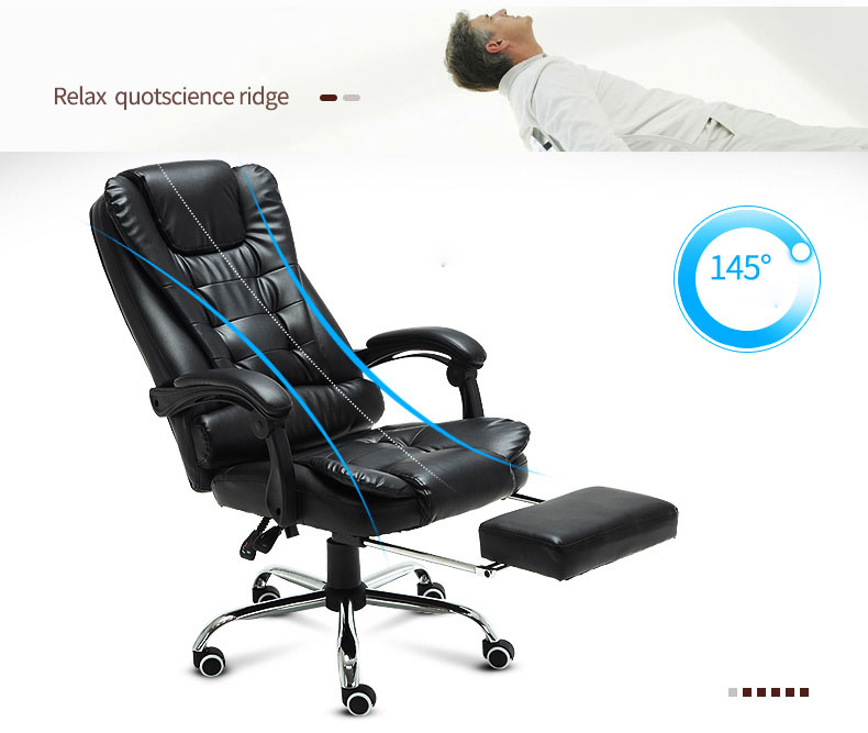 Video Ghế massage 7 điểm bọc da cao cấp Chân INOX, Ghế giám đốc - Ghế xoay văn phòng có tựa đầu, ngả lưng, tay vịn, ghế văn phòng massage, ghế văn phòng xoay ngả lưng