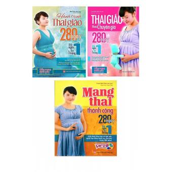 Sách: combo mang thai thành công + hành trình thai giáo + thai giáo theo chuyên gia
