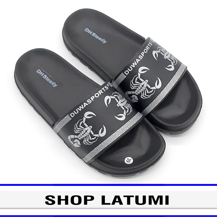 Dép quai ngang nam nữ, in hình bò cạp kiểu dáng thời trang cao cấp Latumi TA4631 (Nhiều màu)