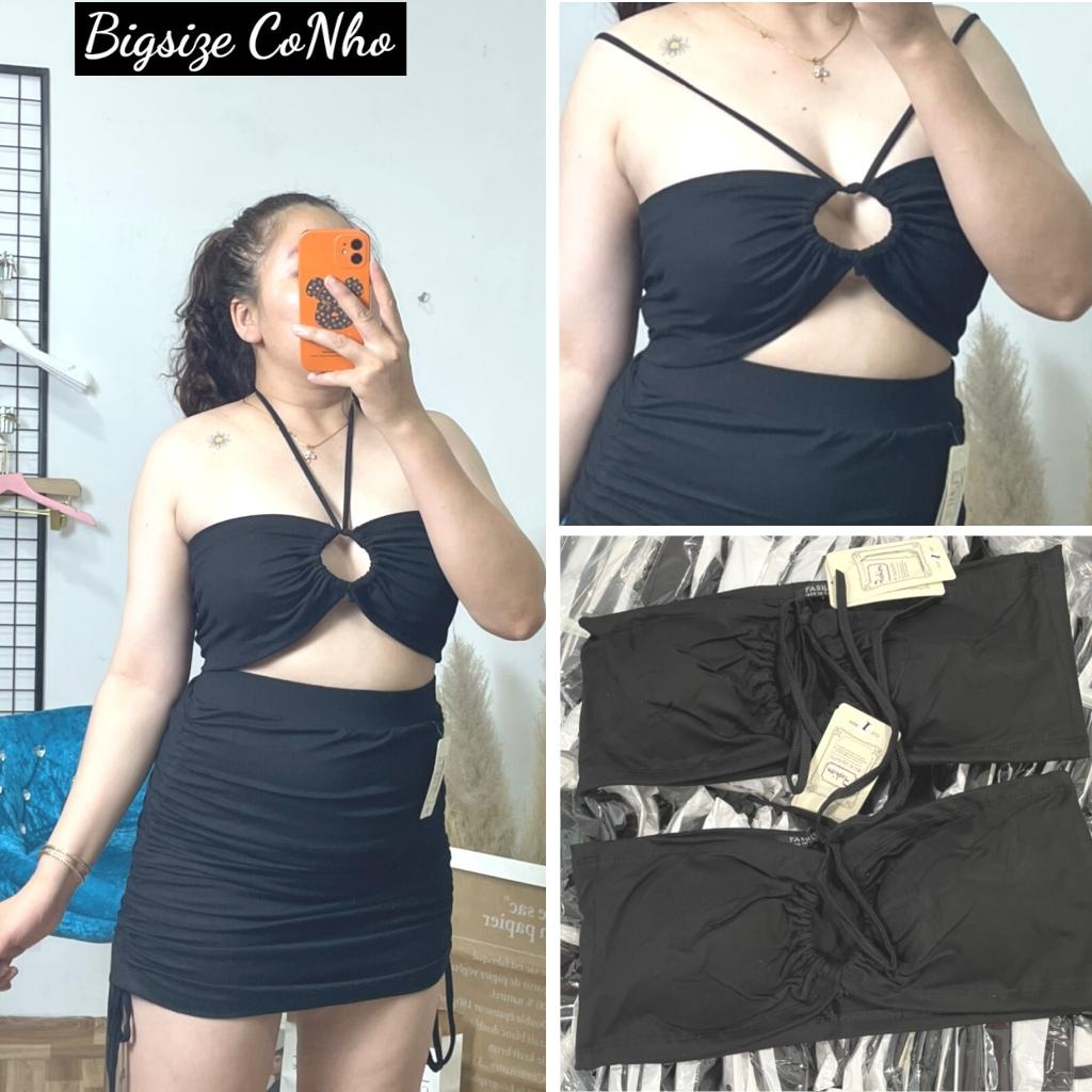 Áo cúp ngực bigsize nữ, Áo ngực bigsize có mút ngực dây dài tùy ý tạo kiểu 58-95kg A19