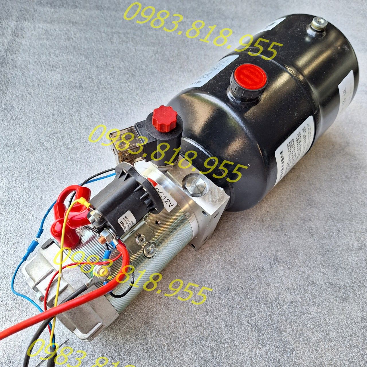 Nguồn bơm ben thủy lực 12v 2,2kw van điện từ 1 chiều