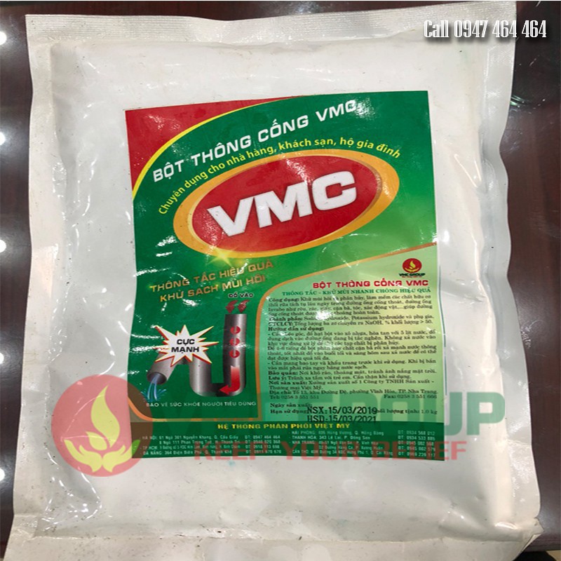 Bột thông cống vmc- chuyên dùng cho nhà hàng , khách sạn, hộ gia đình