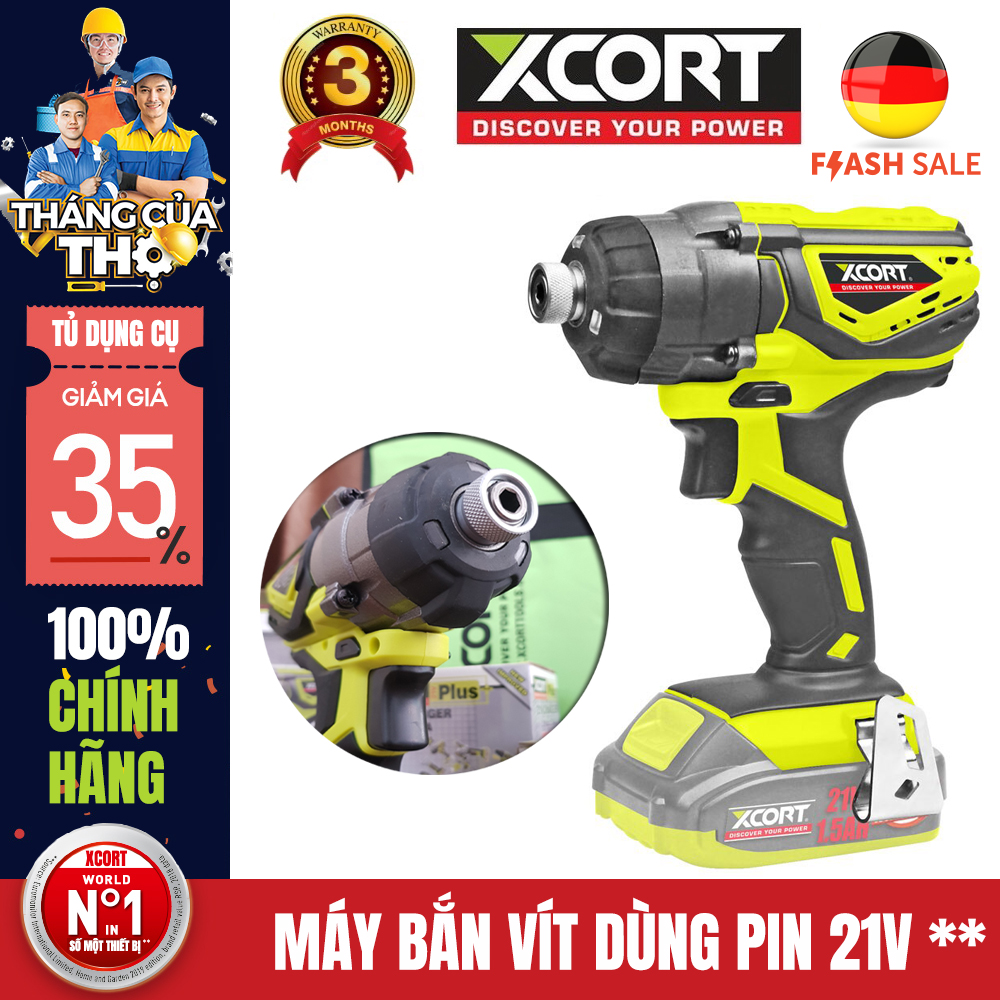 Máy vặn vít dùng pin-Máy vặn vít XCORT 20V MAX [CHÍNH HÃNG]