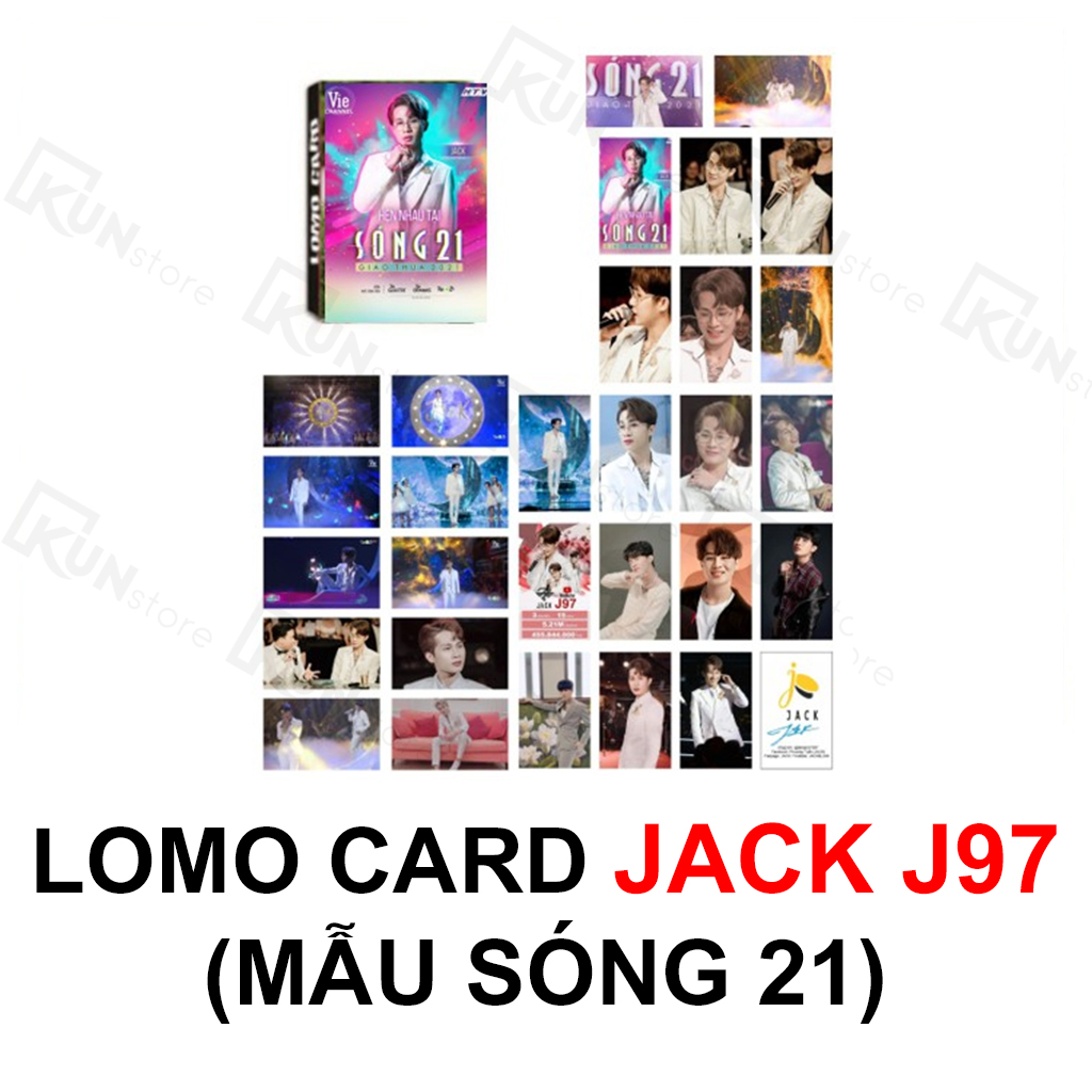 Lomo Card JACK J97 - Mẫu Sóng 2021 - 1 hộp 30 ảnh