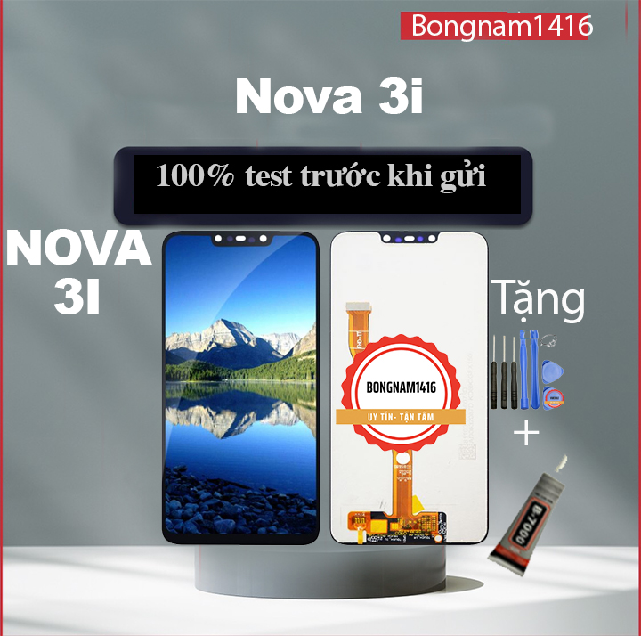 Màn hình huawei nova 3i tặng kèm bộ sửa 8 trong 1 và keo dán Màn