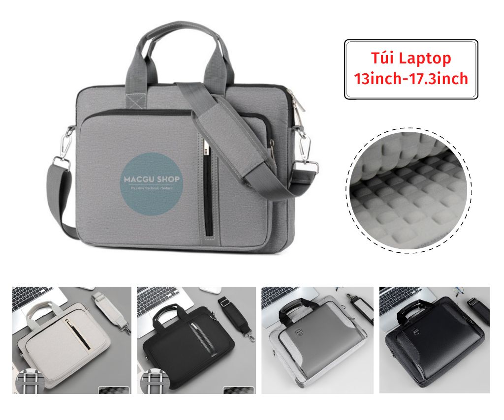 Túi đeo laptop, macbook chống sốc, chống nước. Túi laptop nhỏ gọn 13inch, 14inch, 15inch, 16inch-JQ01
